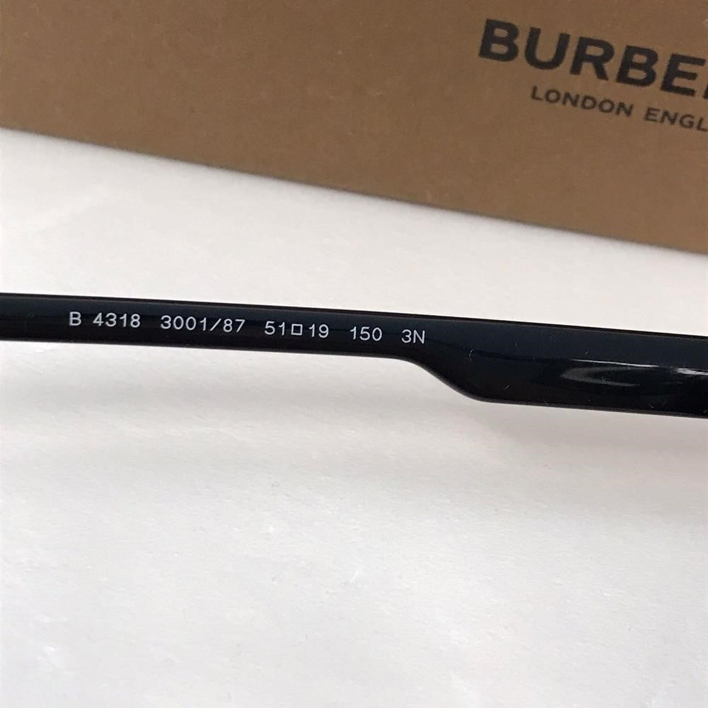 💯 original Burberry Camron Grey Rectangular Men's Sunglasses BE4318 300187 51