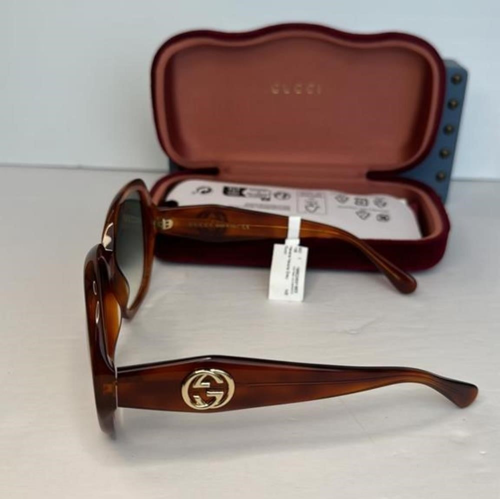 💯- Authentic New Gucci GG0796S-003 56 Ladies Sunglasses