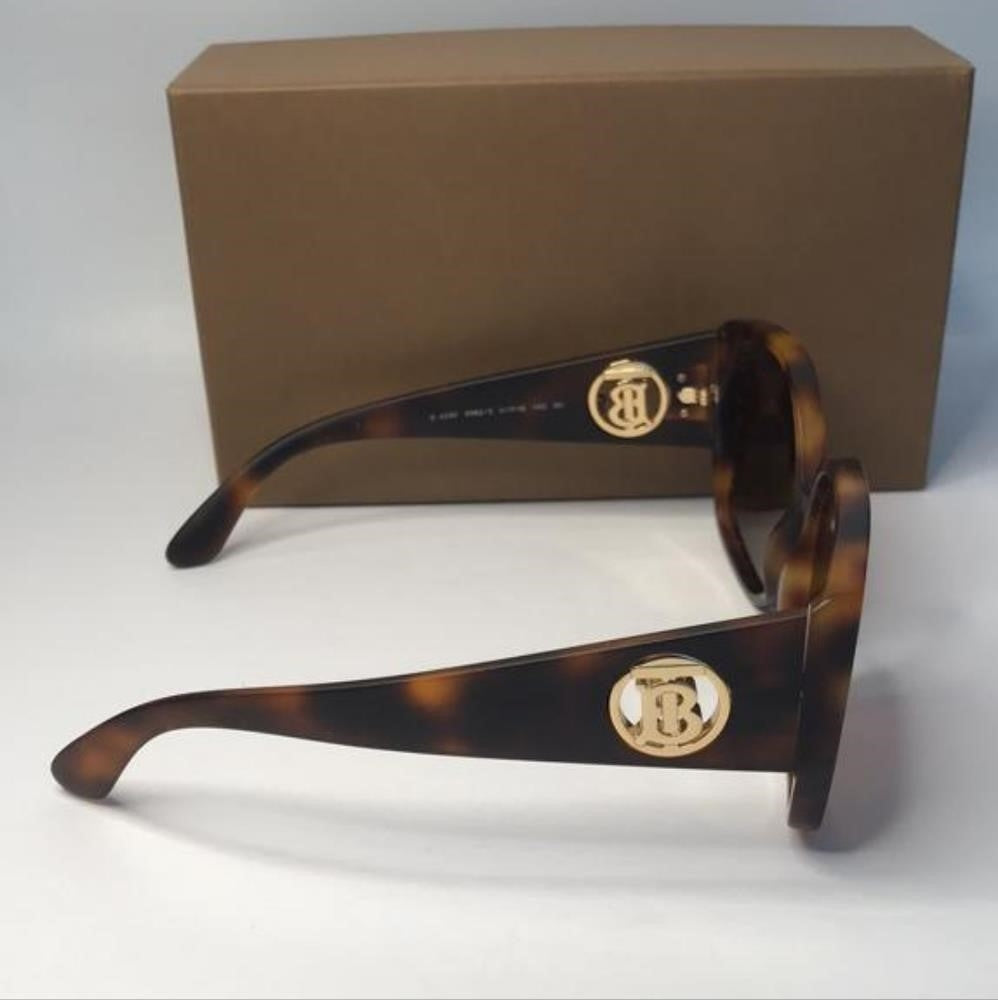 Burberry BE4290 Square Sunglasses | 3382/3-MATTE LIGHT HAVANA