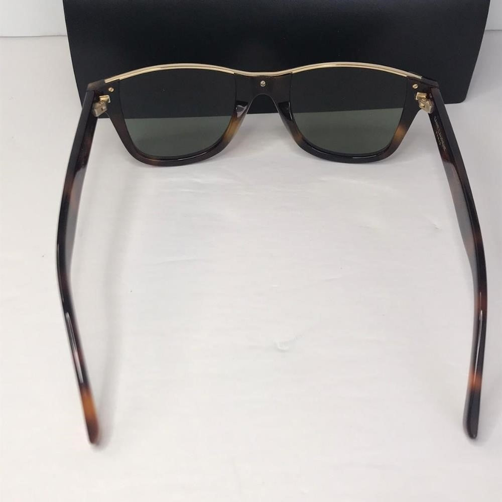 Authentic New Saint Laurent New Sl 51 Cut 002 Unisex Havana Sunglasses