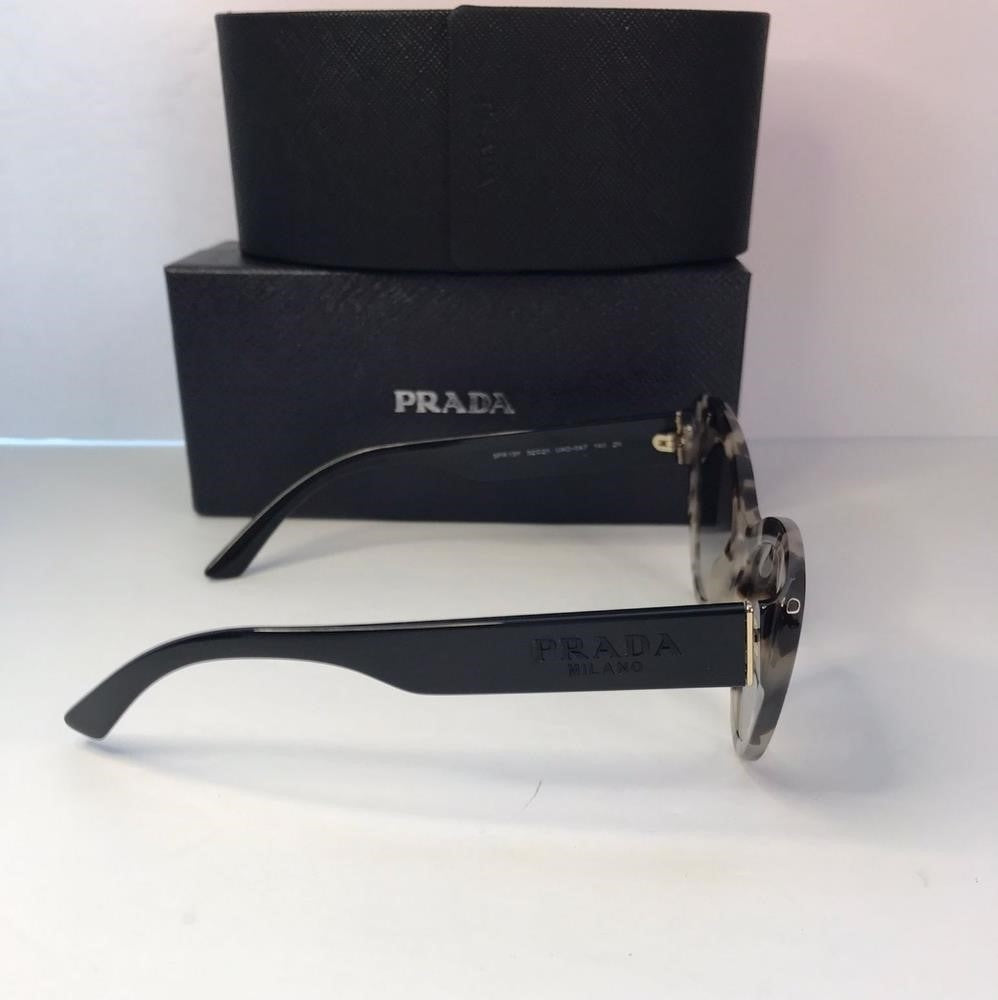 New Authentic Prada PR13YSTalc Havana/Grey Gradient Lenses