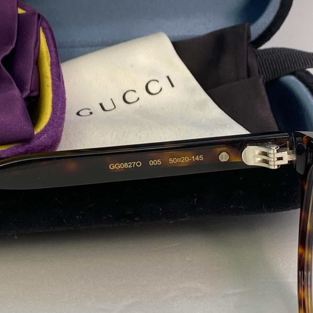 Gucci GG0827O Eyeglasses Women's Full Rim Round Optical Frame