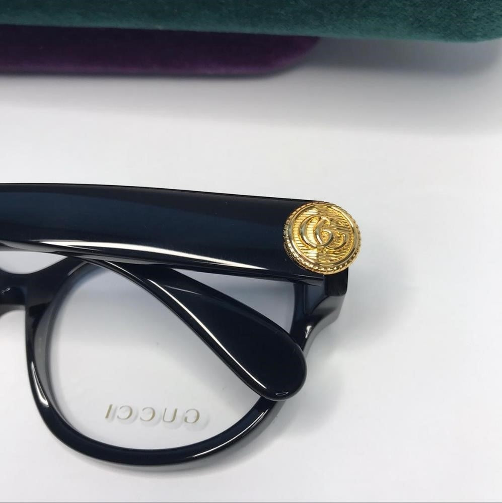 New - 💯original Gucci Demo Square Ladies Eyeglasses GG1411O 004 53.