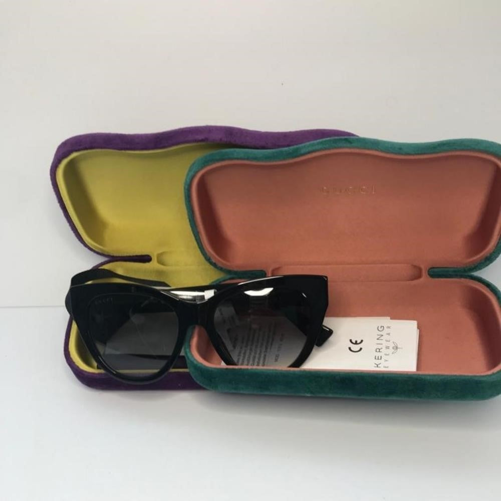 Ship sameday- New - 💯Authentic Gucci Sunglasses GG0460S 001 Black Gray Gradient