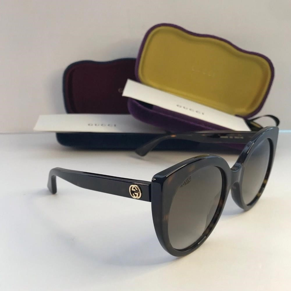 New trendy Gucci Acetate Cat Eye Sunglasses GG0325S Tortoise