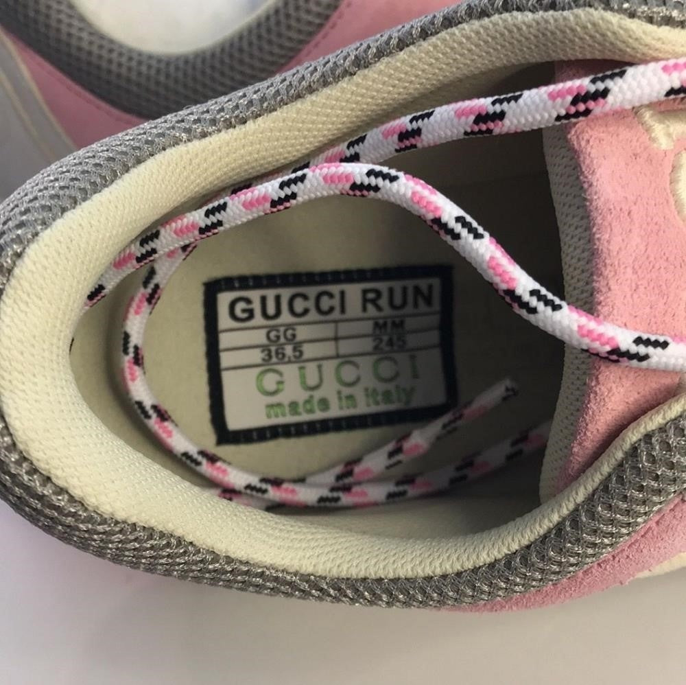 New 💯 Original GUCCI RUN SNEAKERS - WOMEN Mesh inserts