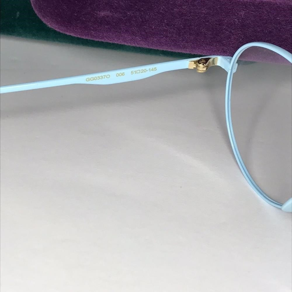 💯Original Gucci GUCCI-LOGO GG0337O 006 Eyeglasses