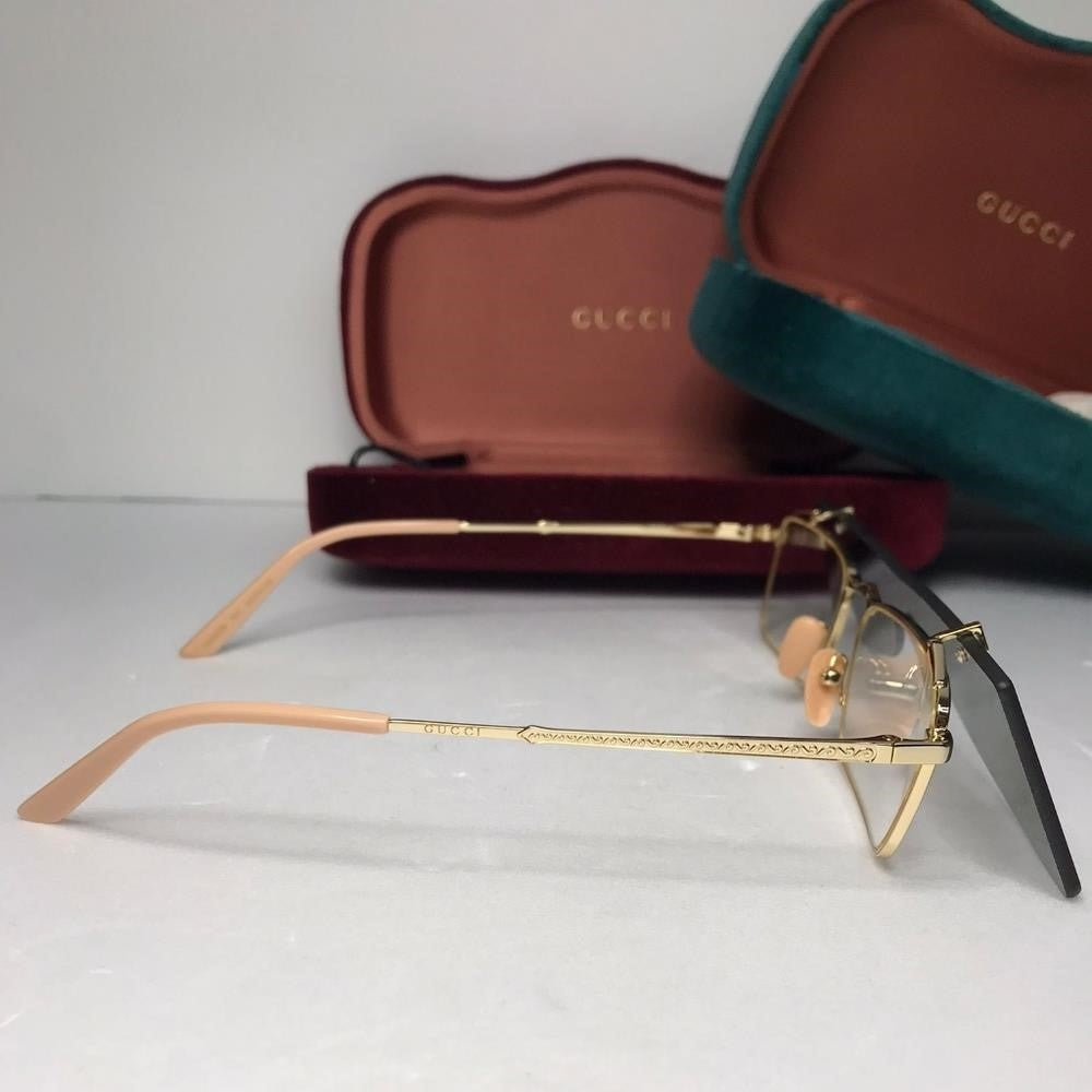 New - 💯 Original GUCCI FLIPPING Rectangular Sunglasses / EYEGLASSES  GG0363S 0