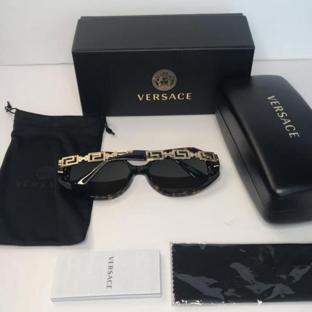 New - 💯 - Authentic VERSACE VE4395 108/73 havana Sunglasses