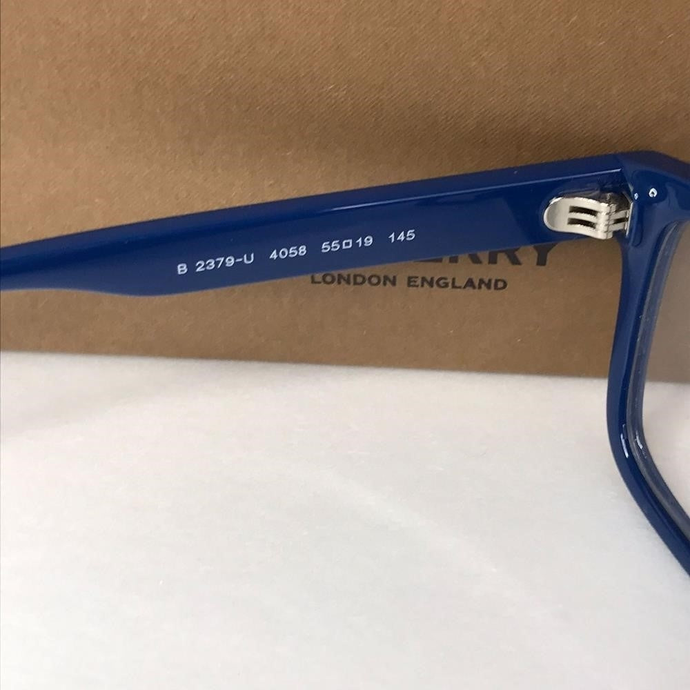 💯 Original Burberry Charlie Demo Rectangular Men's Eyeglasses BE2379U 4058 55.