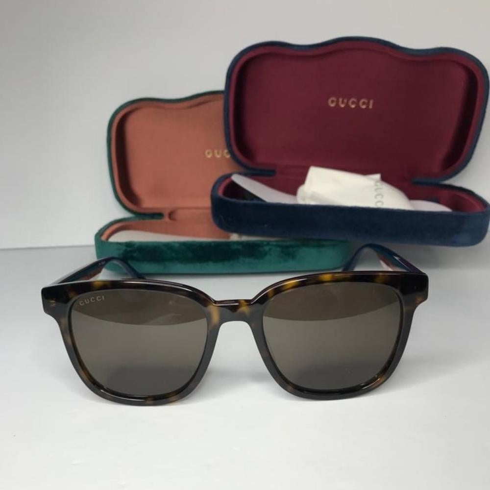 New- 💯 Original GUCCIAcetate GG Web Sunglasses GG0848SK Tortoise