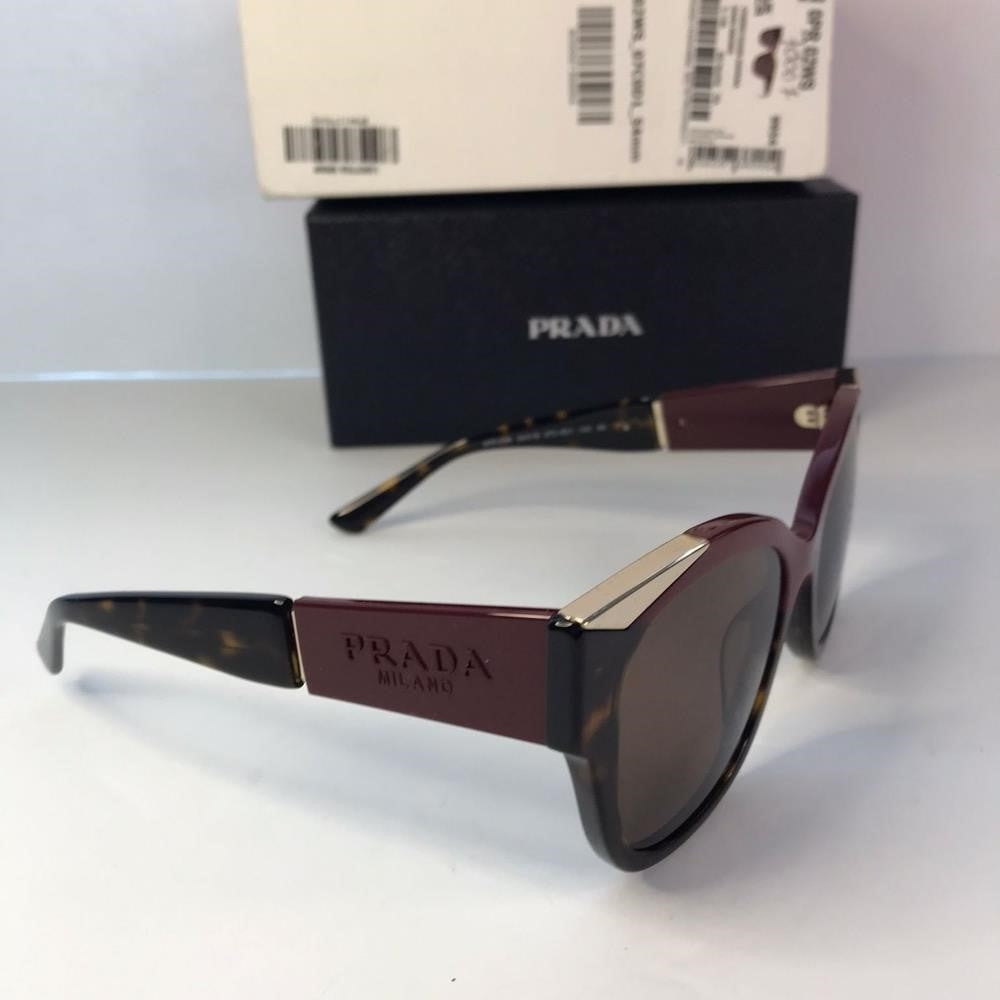 💯 Original Prada PR02WS Cherry/Dark Havana / Dark Brown