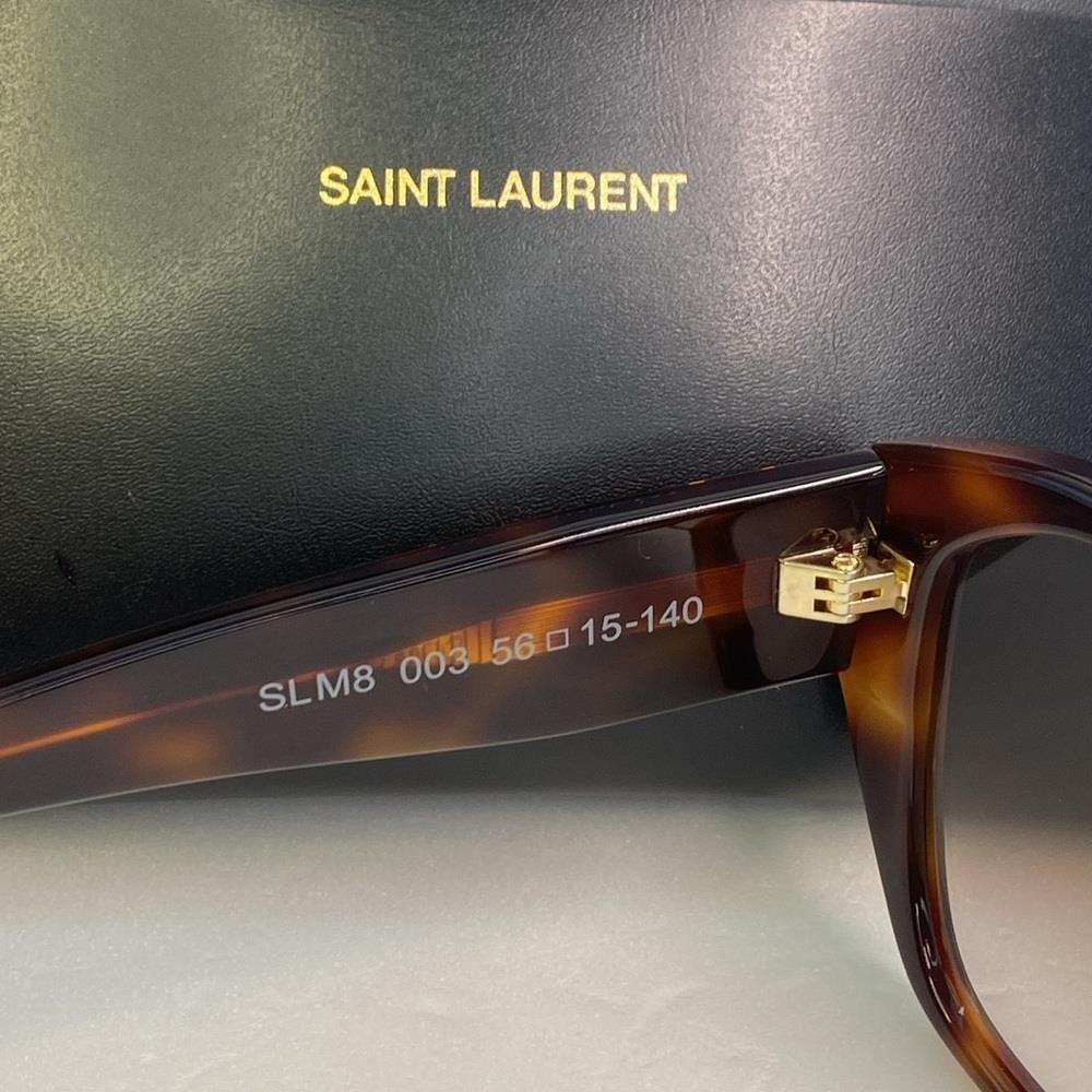 New 💯 Original SAINT LAURENT  SL M8/FN Sunglasses Tortoise Sunglasses