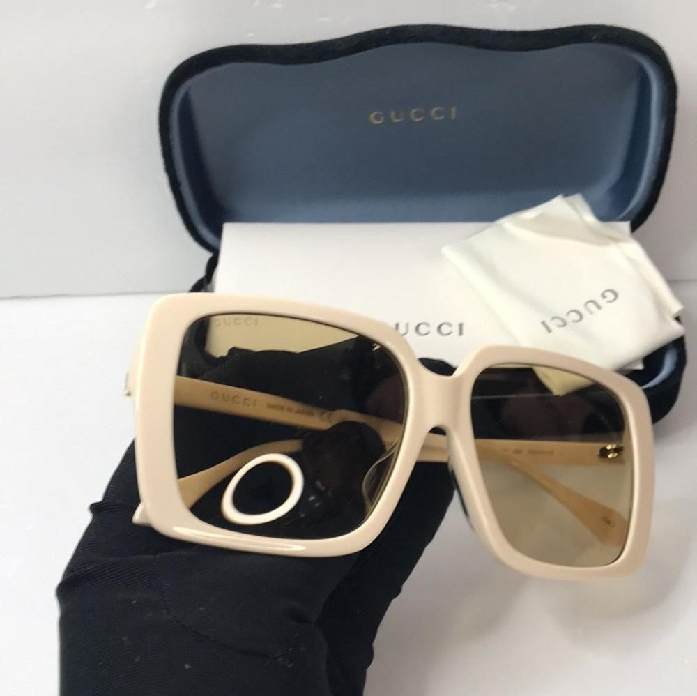 💯 Original New GUCCI sunglasses GG0567SAN 006 I Love You