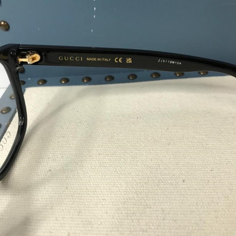 💯 Original Gucci Demo Square Men's Eyeglasses GG1344O 005 56.