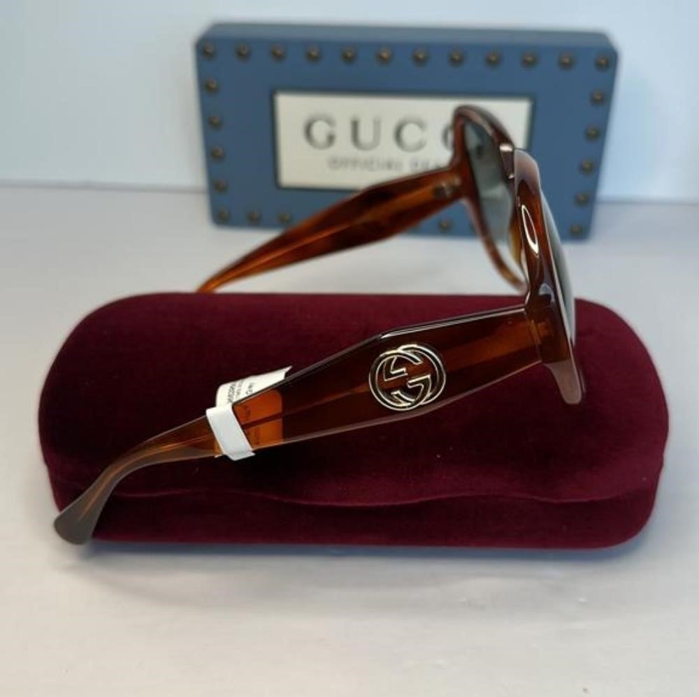 💯- Authentic New Gucci GG0796S-003 56 Ladies Sunglasses