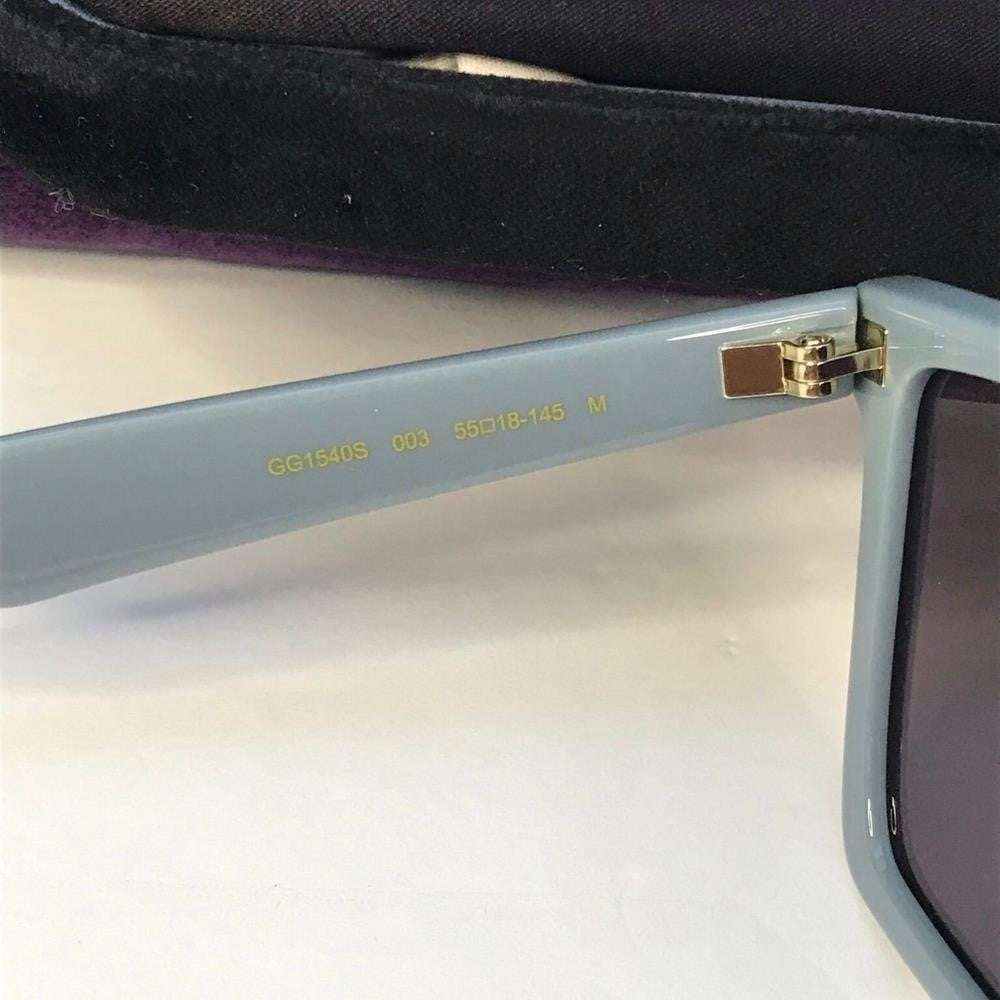 Ship sameday -  💯 Original NEW Gucci GG15405 003 Light Blue Violet Logo Mirrore