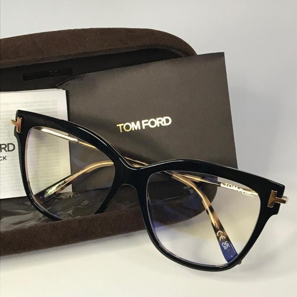 New 💯 Original Tom Ford TF 5704 Eyeglasses 005 Frame FT 5703-F-B Black