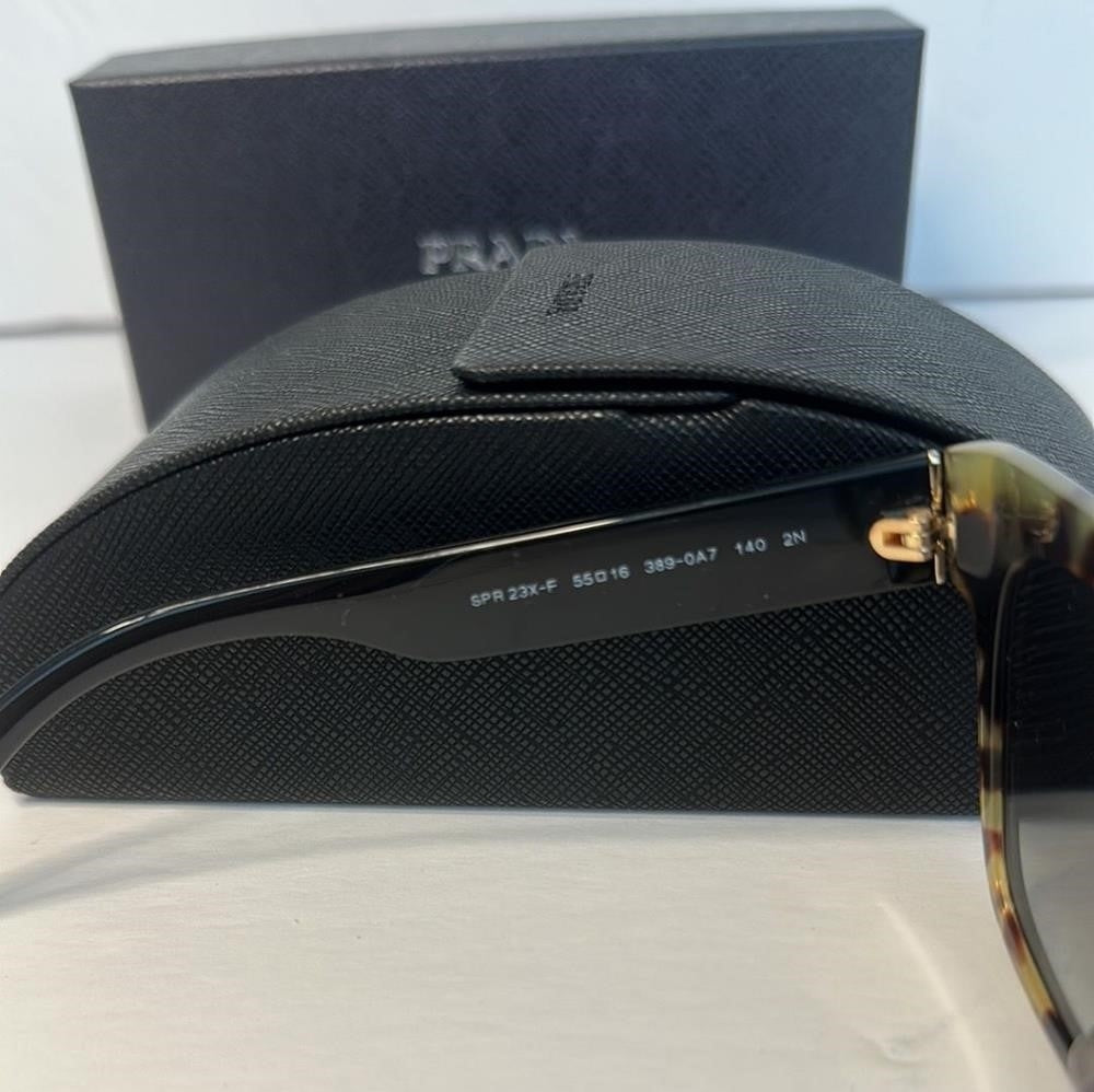 Authentic New Prada Sunglasses Prada PR 23 XSF Asian fit 3890A7 Black/Hav