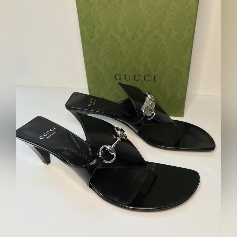 New 💯 Original GUCCI Women's Thong Sandal with Horsebit