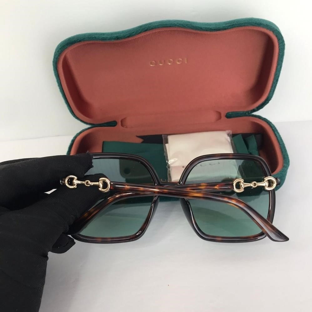 New - 💯 Original GUCCI GG0890SA-003 Women Oversized Sunglasses in Havana Torto